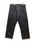 YAMANE（ヤマネ）の古着「ペイントデニムパンツ」｜インディゴ