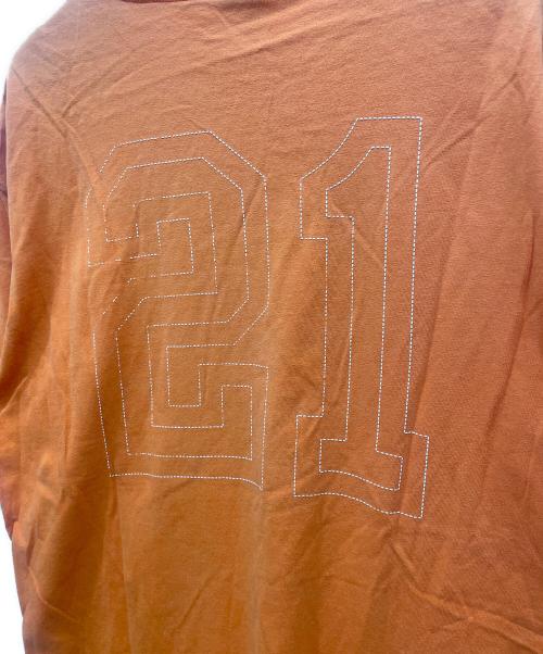 stussy（ステューシー）stussy (ステューシー) プリントTシャツ オレンジ サイズ:Ⅼの古着・服飾アイテム