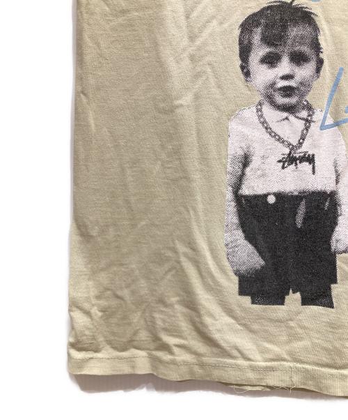 stussy（ステューシー）stussy (ステューシー) オールドプリントTシャツ グリーン サイズ:Ⅼの古着・服飾アイテム