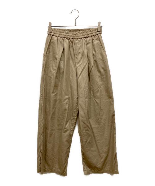 Hysteric Glamour（ヒステリックグラマー）Hysteric Glamour (ヒステリックグラマー) ハイウエストワイドタックパンツ ベージュ サイズ:SIZE Mの古着・服飾アイテム