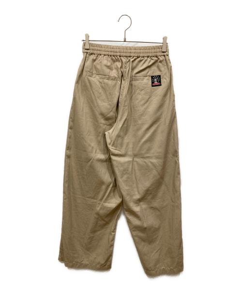 Hysteric Glamour（ヒステリックグラマー）Hysteric Glamour (ヒステリックグラマー) ハイウエストワイドタックパンツ ベージュ サイズ:SIZE Mの古着・服飾アイテム