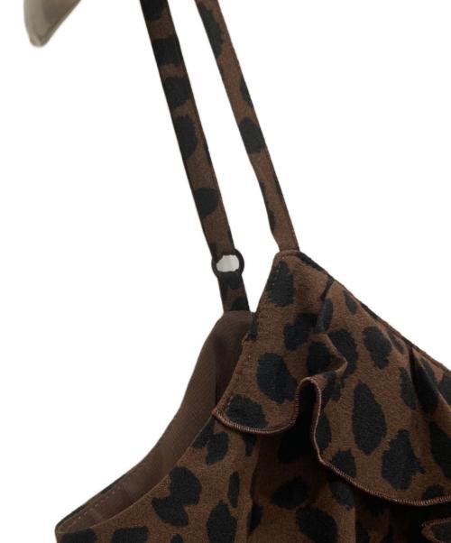 Hysteric Glamour（ヒステリックグラマー）Hysteric Glamour (ヒステリックグラマー) CHEETAH柄 キャミソールワンピース ブラウン サイズ:SIZE Freeの古着・服飾アイテム