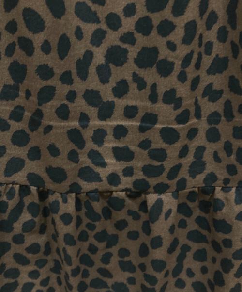 Hysteric Glamour（ヒステリックグラマー）Hysteric Glamour (ヒステリックグラマー) CHEETAH柄 キャミソールワンピース ブラウン サイズ:SIZE Freeの古着・服飾アイテム