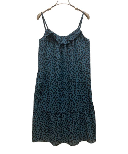 Hysteric Glamour（ヒステリックグラマー）Hysteric Glamour (ヒステリックグラマー) CHEETAH柄キャミソールワンピース ネイビー サイズ:SIZE Freeの古着・服飾アイテム
