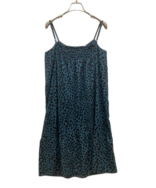 Hysteric Glamour（ヒステリックグラマー）Hysteric Glamour (ヒステリックグラマー) CHEETAH柄キャミソールワンピース ネイビー サイズ:SIZE Freeの古着・服飾アイテム
