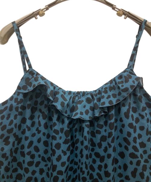 Hysteric Glamour（ヒステリックグラマー）Hysteric Glamour (ヒステリックグラマー) CHEETAH柄キャミソールワンピース ネイビー サイズ:SIZE Freeの古着・服飾アイテム