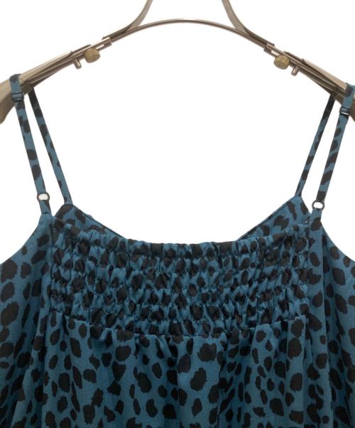 Hysteric Glamour（ヒステリックグラマー）Hysteric Glamour (ヒステリックグラマー) CHEETAH柄キャミソールワンピース ネイビー サイズ:SIZE Freeの古着・服飾アイテム