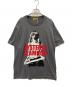 Hysteric Glamour（ヒステリックグラマー）の古着「LIGHT MY FIRE オーバーサイズTシャツ」｜グレー