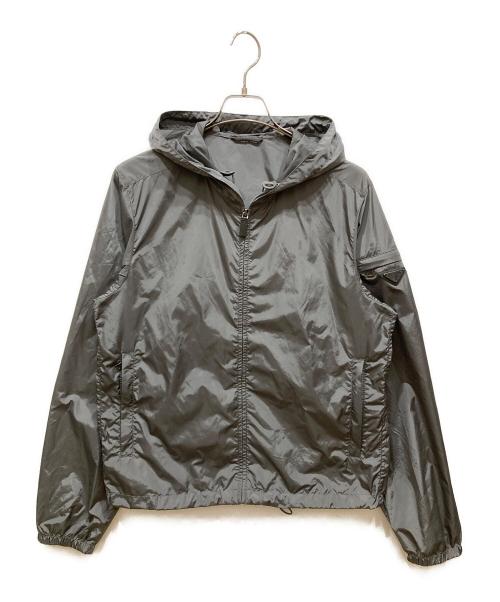 PRADA（プラダ）PRADA (プラダ) ナイロンジャケット グレー サイズ:SIZE Mの古着・服飾アイテム