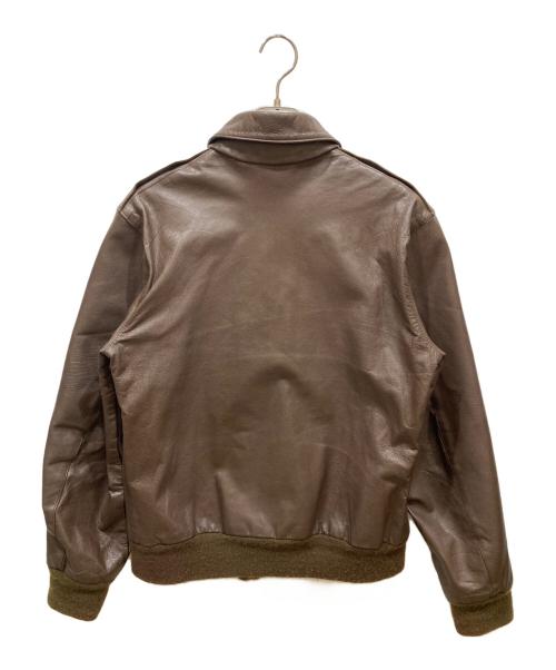 Willis & Geiger（ウィリスアンドガイガー）Willis & Geiger (ウィリスアンドガイガー) A-2レザージャケット ブラウン サイズ:SIZE 38の古着・服飾アイテム