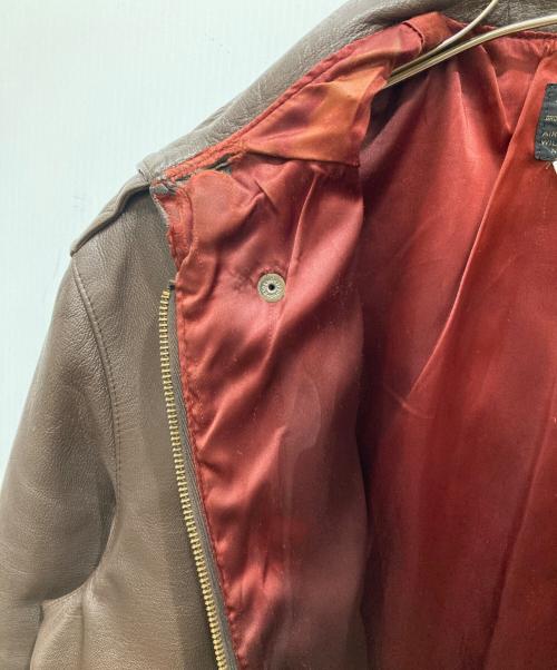 Willis & Geiger（ウィリスアンドガイガー）Willis & Geiger (ウィリスアンドガイガー) A-2レザージャケット ブラウン サイズ:SIZE 38の古着・服飾アイテム