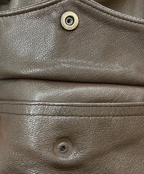 Willis & Geiger（ウィリスアンドガイガー）Willis & Geiger (ウィリスアンドガイガー) A-2レザージャケット ブラウン サイズ:SIZE 38の古着・服飾アイテム