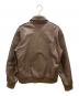 Willis & Geiger (ウィリスアンドガイガー) A-2レザージャケット ブラウン サイズ:SIZE 38：15000円