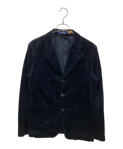 POLO RALPH LAUREN（ポロ・ラルフローレン）POLO RALPH LAUREN (ポロ・ラルフローレン) 3Bコーデュロイテーラードジャケット ネイビー サイズ:SIZE Sの古着・服飾アイテム