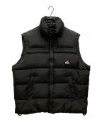 DIESELディーゼル）の古着「ウィンタージャケットベスト」｜ブラック