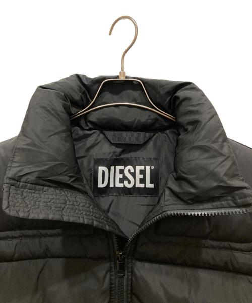 DIESEL（ディーゼル）DIESEL (ディーゼル) ウィンタージャケットベスト ブラック サイズ:-の古着・服飾アイテム