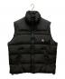 DIESEL（ディーゼル）の古着「ウィンタージャケットベスト」｜ブラック