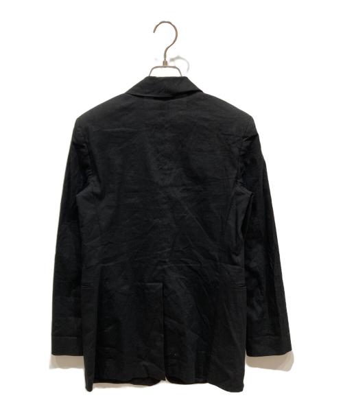 theory（セオリー）theory (セオリー) リネンテーラードジャケット ブラック サイズ:SIZE 0の古着・服飾アイテム
