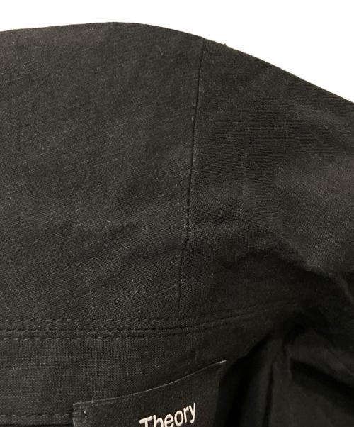 theory（セオリー）theory (セオリー) リネンテーラードジャケット ブラック サイズ:SIZE 0の古着・服飾アイテム