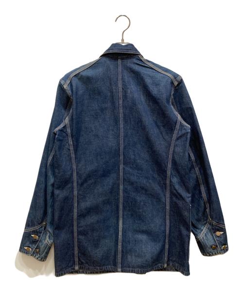 DUBBLE WORKS（ダブルワークス）DUBBLE WORKS (ダブルワークス) デニムカバーオール インディゴ サイズ:40の古着・服飾アイテム