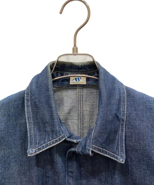 DUBBLE WORKS（ダブルワークス）DUBBLE WORKS (ダブルワークス) デニムカバーオール インディゴ サイズ:40の古着・服飾アイテム