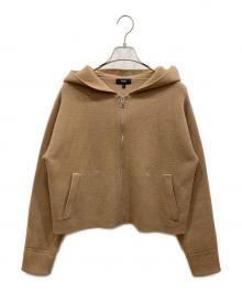 theory（セオリー）の古着「カシミヤ混ジップパーカー」｜ベージュ