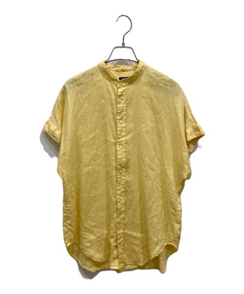POLO RALPH LAUREN（ポロ・ラルフローレン）POLO RALPH LAUREN (ポロ・ラルフローレン) リネンショートスリーブシャツ イエロー サイズ:SIZE 2の古着・服飾アイテム