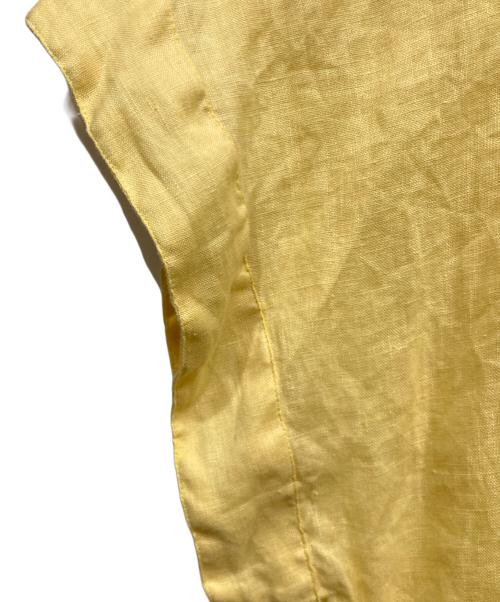 POLO RALPH LAUREN（ポロ・ラルフローレン）POLO RALPH LAUREN (ポロ・ラルフローレン) リネンショートスリーブシャツ イエロー サイズ:SIZE 2の古着・服飾アイテム