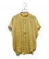 POLO RALPH LAUREN（ポロ・ラルフローレン）の古着「リネンショートスリーブシャツ」｜イエロー