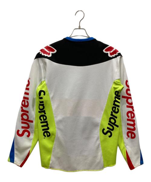 SUPREME（シュプリーム）Supreme (シュプリーム) FOX (フォックス) Racing Moto Jersey Top ブルー サイズ:Sの古着・服飾アイテム