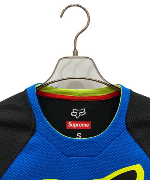 SUPREME（シュプリーム）Supreme (シュプリーム) FOX (フォックス) Racing Moto Jersey Top ブルー サイズ:Sの古着・服飾アイテム