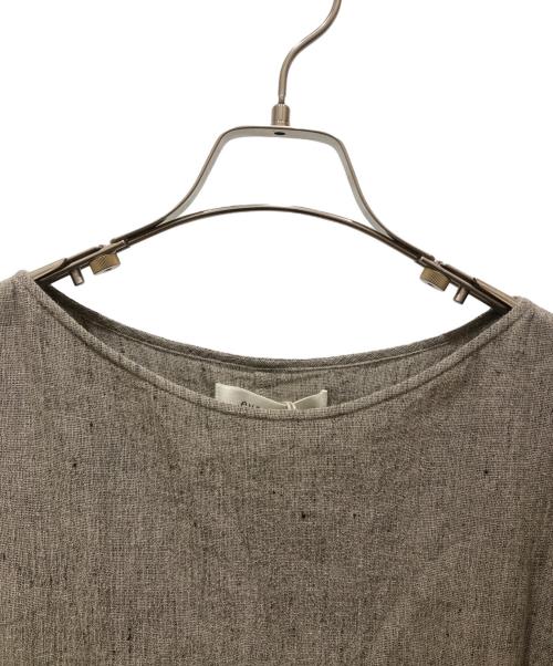 evam eva（エヴァムエヴァ）evam eva (エヴァムエヴァ) linen cotton one-piece ブラウン サイズ:SIZE Mの古着・服飾アイテム