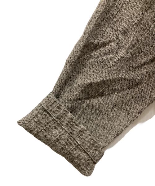 evam eva（エヴァムエヴァ）evam eva (エヴァムエヴァ) linen cotton one-piece ブラウン サイズ:SIZE Mの古着・服飾アイテム