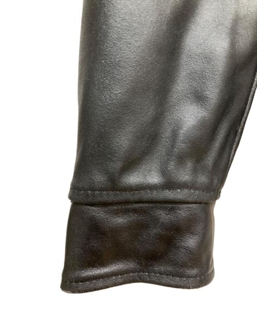 DOG FIGHT（ドッグファイト）DOG FIGHT (ドッグファイト) 30s STYLE Dポケットアビエイター・ライダースジャケット ブラック サイズ:Sの古着・服飾アイテム