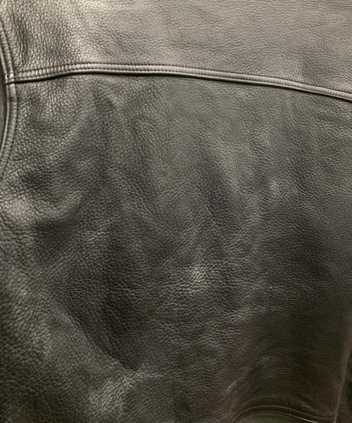 Andfamilys Co.（アンドファミリーズ）Andfamilys Co. (アンドファミリーズ) レザーフライトジャケット ブラック サイズ:40の古着・服飾アイテム