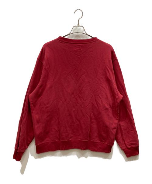 stussy（ステューシー）stussy (ステューシー) 裾刺繍スウェット レッド サイズ:XLの古着・服飾アイテム