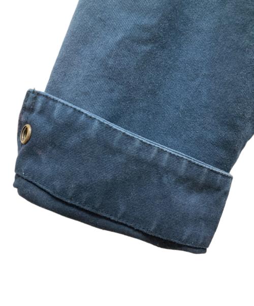 BLUE BLUE（ブルーブルー）BLUE BLUE (ブルーブルー) ジャーマンクロスモーターサイクルコート ネイビー サイズ:SIZE 3の古着・服飾アイテム