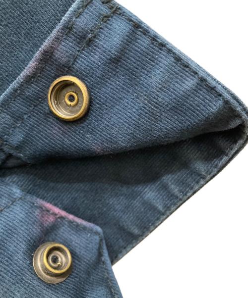 BLUE BLUE（ブルーブルー）BLUE BLUE (ブルーブルー) ジャーマンクロスモーターサイクルコート ネイビー サイズ:SIZE 3の古着・服飾アイテム