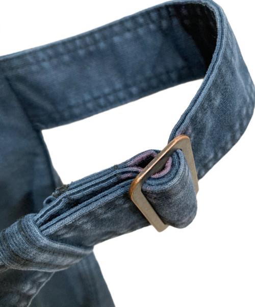 BLUE BLUE（ブルーブルー）BLUE BLUE (ブルーブルー) ジャーマンクロスモーターサイクルコート ネイビー サイズ:SIZE 3の古着・服飾アイテム