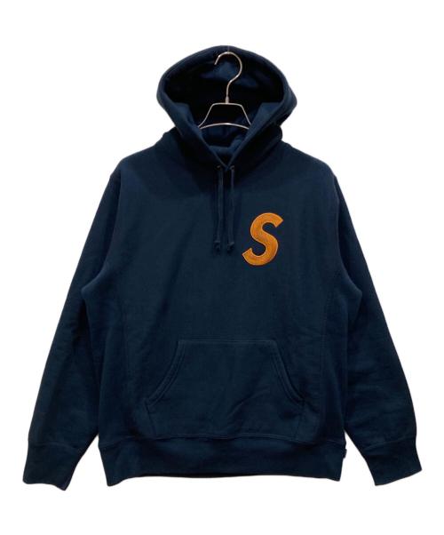 SUPREME（シュプリーム）Supreme (シュプリーム) s logo hooded sweatshirt ネイビー サイズ:Ⅿの古着・服飾アイテム