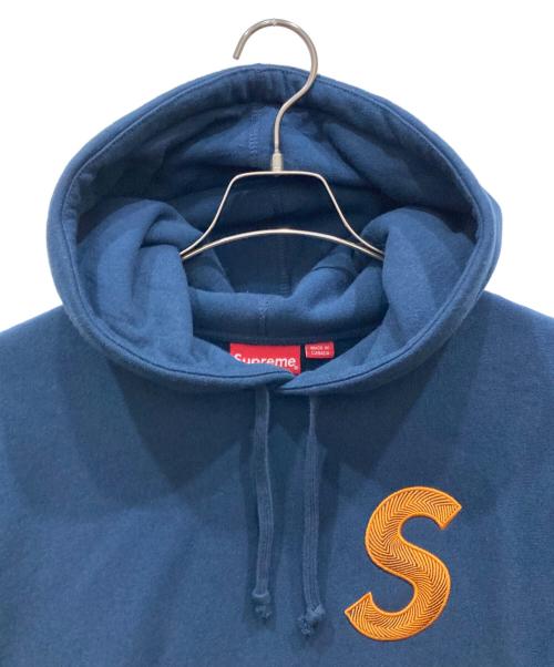 SUPREME（シュプリーム）Supreme (シュプリーム) s logo hooded sweatshirt ネイビー サイズ:Ⅿの古着・服飾アイテム