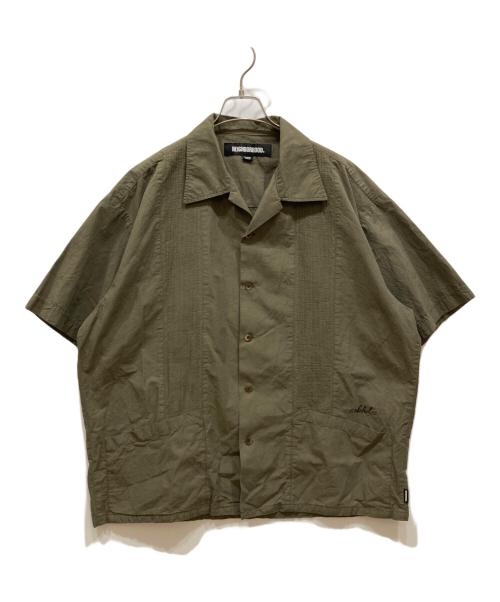 NEIGHBORHOOD（ネイバーフッド）NEIGHBORHOOD (ネイバーフッド) GUAYABERA SHIRT オリーブ サイズ:XLの古着・服飾アイテム