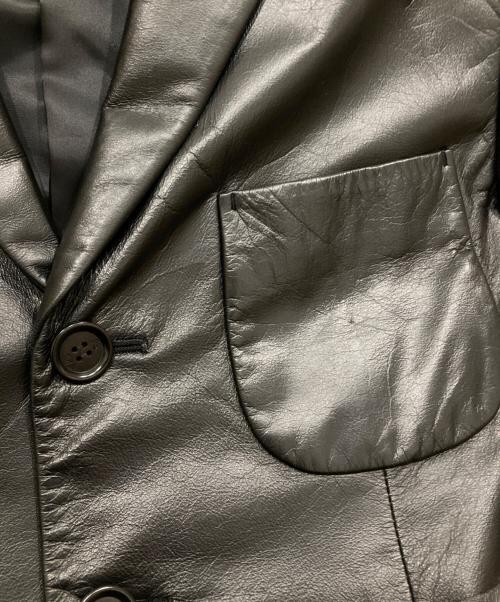 PAUL SMITH（ポールスミス）Paul Smith (ポールスミス) レザー3Bジャケット ブラック サイズ:Ⅿの古着・服飾アイテム