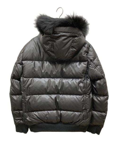 BURBERRY BLACK LABEL（バーバリーブラックレーベル）BURBERRY BLACK LABEL (バーバリーブラックレーベル) リバーシブルホワイトグースダウンジャケット ブラック サイズ:SIZE Mの古着・服飾アイテム