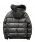 BURBERRY BLACK LABEL (バーバリーブラックレーベル) リバーシブルホワイトグースダウンジャケット ブラック サイズ:SIZE M：18000円