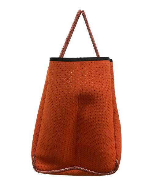 STATE OF ESCAPE（ステイトオブエスケープ）STATE OF ESCAPE (ステイトオブエスケープ) ESCAPE CARRYALLトートバッグ オレンジ×ブラックの古着・服飾アイテム