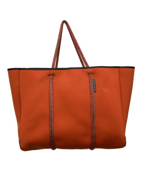 STATE OF ESCAPE（ステイトオブエスケープ）STATE OF ESCAPE (ステイトオブエスケープ) ESCAPE CARRYALLトートバッグ オレンジ×ブラックの古着・服飾アイテム