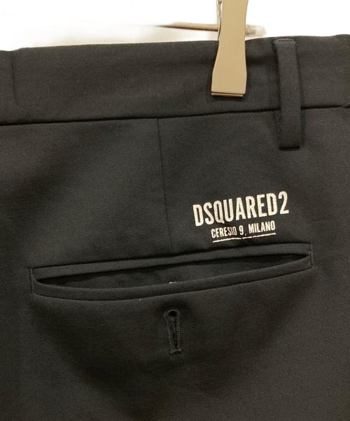 DSQUARED2（ディースクエアード）DSQUARED2 (ディースクエアード) 1 PLEAT AVIATOR PANT ブラック サイズ:48の古着・服飾アイテム