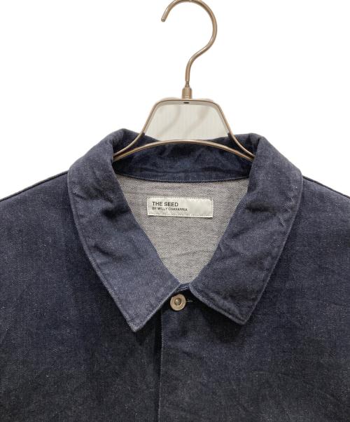 THE SEED BY WILLY CHAVARRIA（ザ シード バイ ウィリーチャバリア）THE SEED BY WILLY CHAVARRIA (ザ シード バイ ウィリーチャバリア) XXX Jacket インディゴ サイズ:40の古着・服飾アイテム