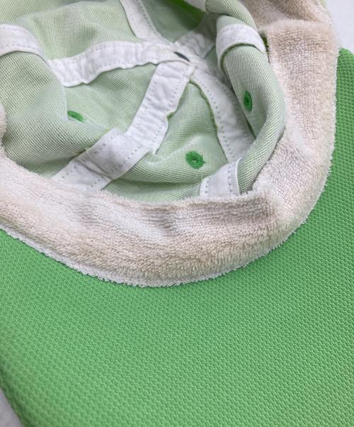 SUPREME（シュプリーム）Supreme (シュプリーム) TERRY VUSOR LOGO-PANEL 黄緑の古着・服飾アイテム